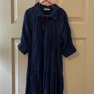 Navy Blue Kids Dress